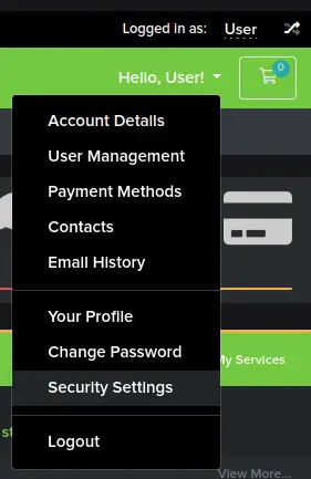The Profile button under the "Accounts & Panels" button